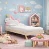 Łóżko Dziecięce Unicorn Legs Basic - Rosnące Łóżko Z Zagłówkiem W Kształcie Jednorożca