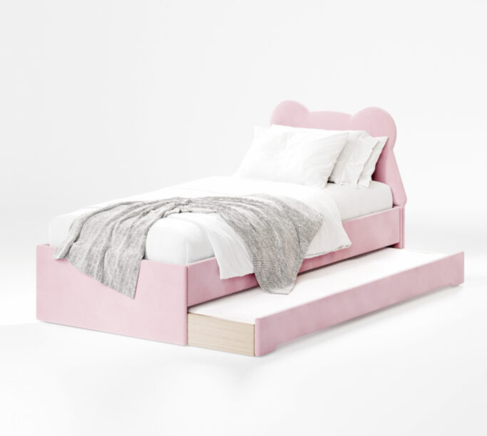 Podwójne Łóżko Wysuwane Double Bed Miś Teddy - Funkcjonalność dla Rodzeństwa