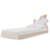Łóżko Dziecięce Unicorn Legs Basic - Rosnące Łóżko Z Zagłówkiem W Kształcie Jednorożca