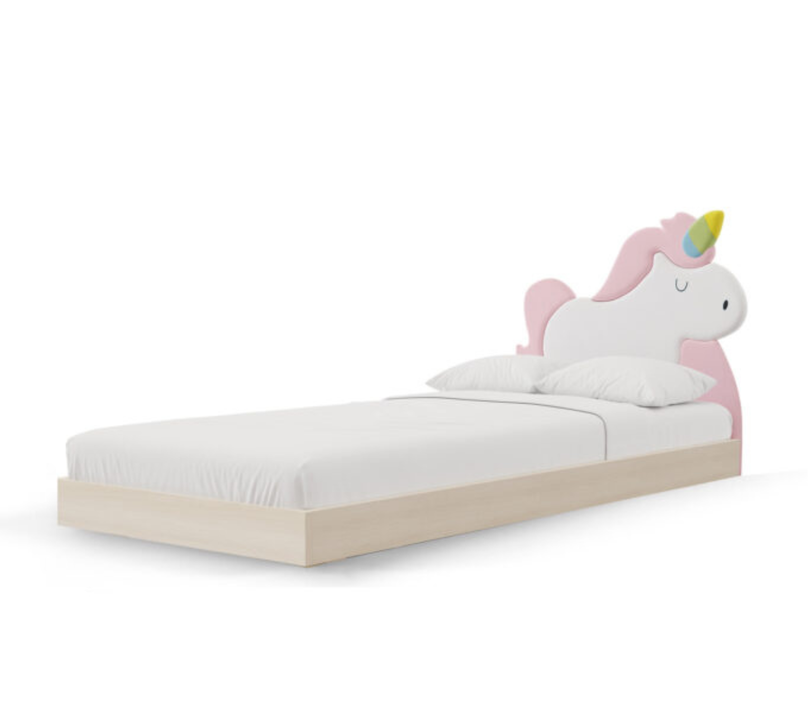 Łóżko Dziecięce Unicorn Legs Basic - Rosnące Łóżko Z Zagłówkiem W Kształcie Jednorożca