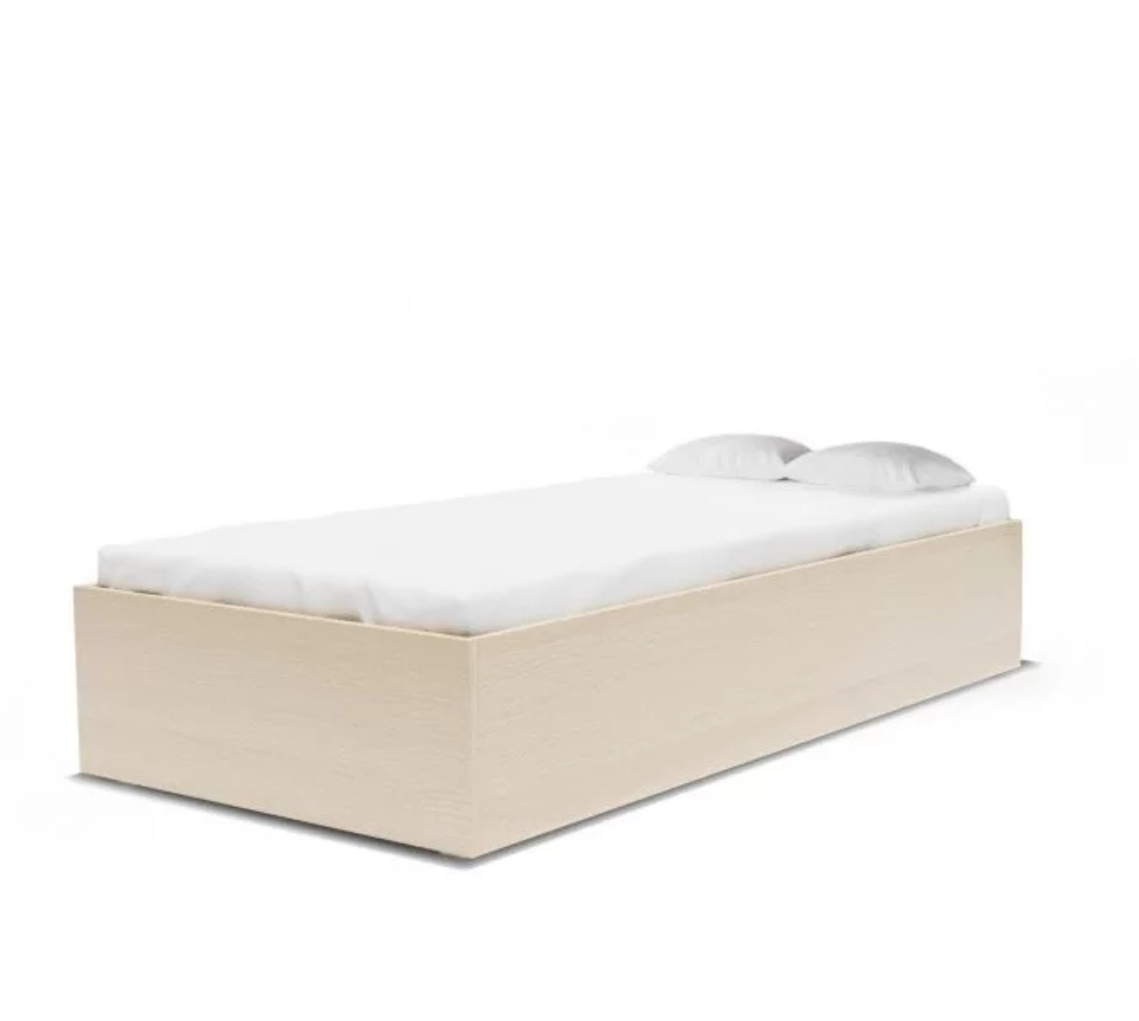 Łóżko Dziecięce Sofa Box Basic - Minimalistyczne Drewniane Łóżko Z Pojemnikiem Bez Zagłówka