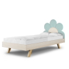 Łóżko Podłogowe Dziecięce Daisy Stokrotka Legs Basic - Kwiatowy Design Rośnie Razem z Dzieckiem