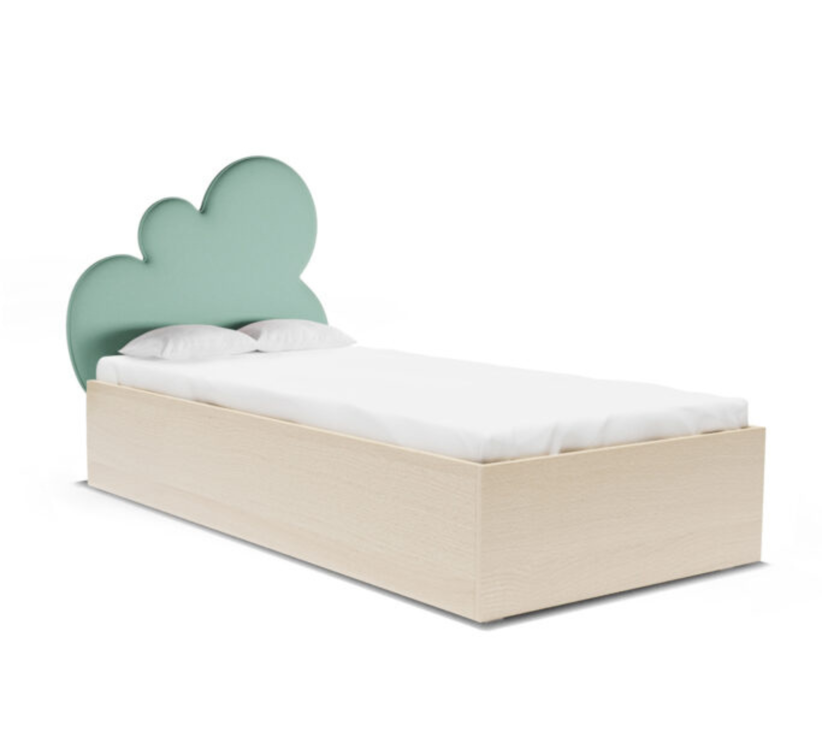 Łóżko Dziecięce Chmurka Cloud Box Basic - Gładka Rama i Pojemna Skrzynia na Pościel