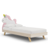 Łóżko Dziecięce Unicorn Legs Basic - Rosnące Łóżko Z Zagłówkiem W Kształcie Jednorożca