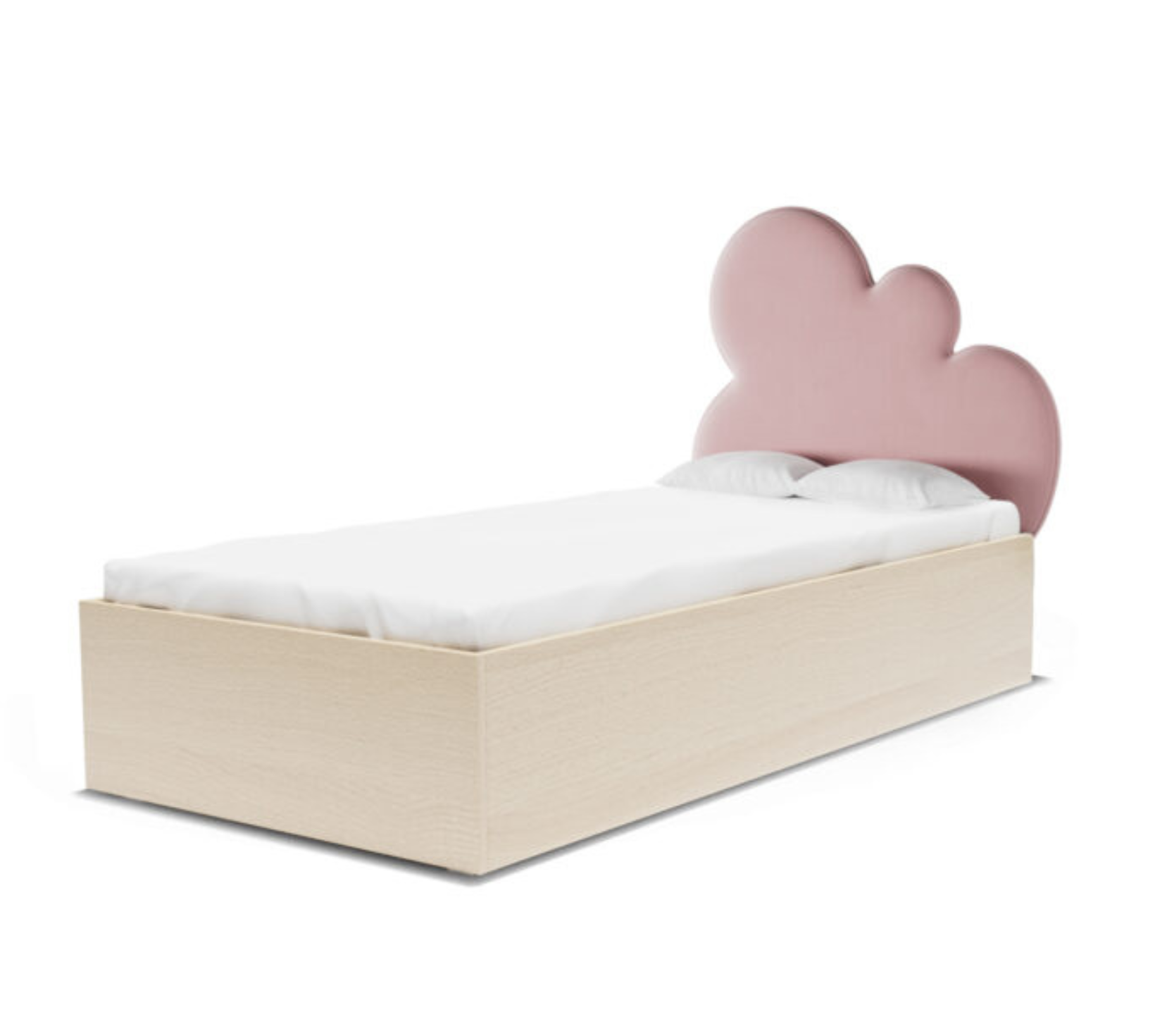 Łóżko Dziecięce Chmurka Cloud Box Basic - Gładka Rama i Pojemna Skrzynia na Pościel