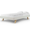 Łóżko Dziecięce Sofa Legs Texti - Minimalistyczne Tapicerowane Łóżko Rosnące Przypodłogowe Na Nóżkach