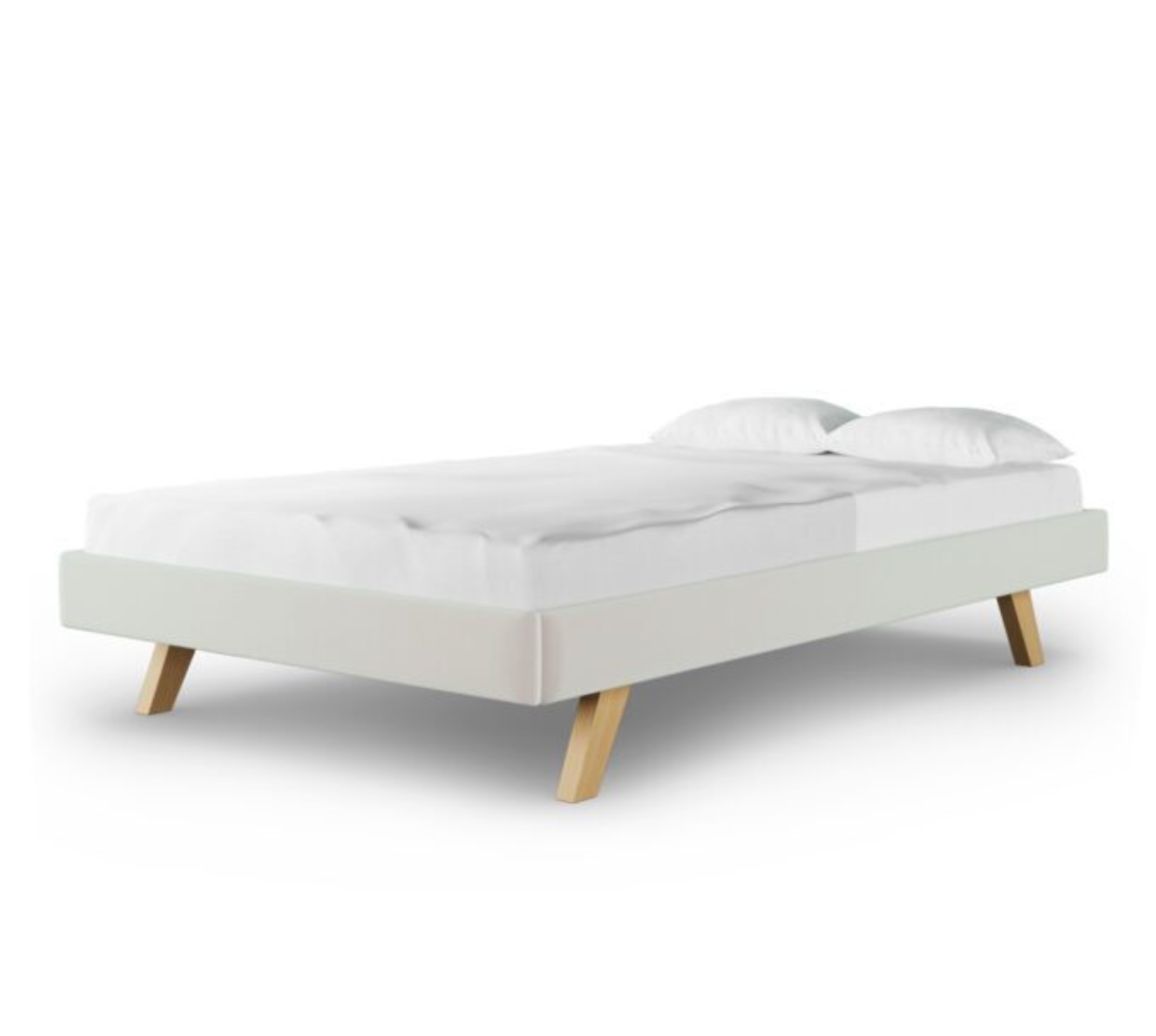 Łóżko Dziecięce Sofa Legs Texti - Minimalistyczne Tapicerowane Łóżko Rosnące Przypodłogowe Na Nóżkach