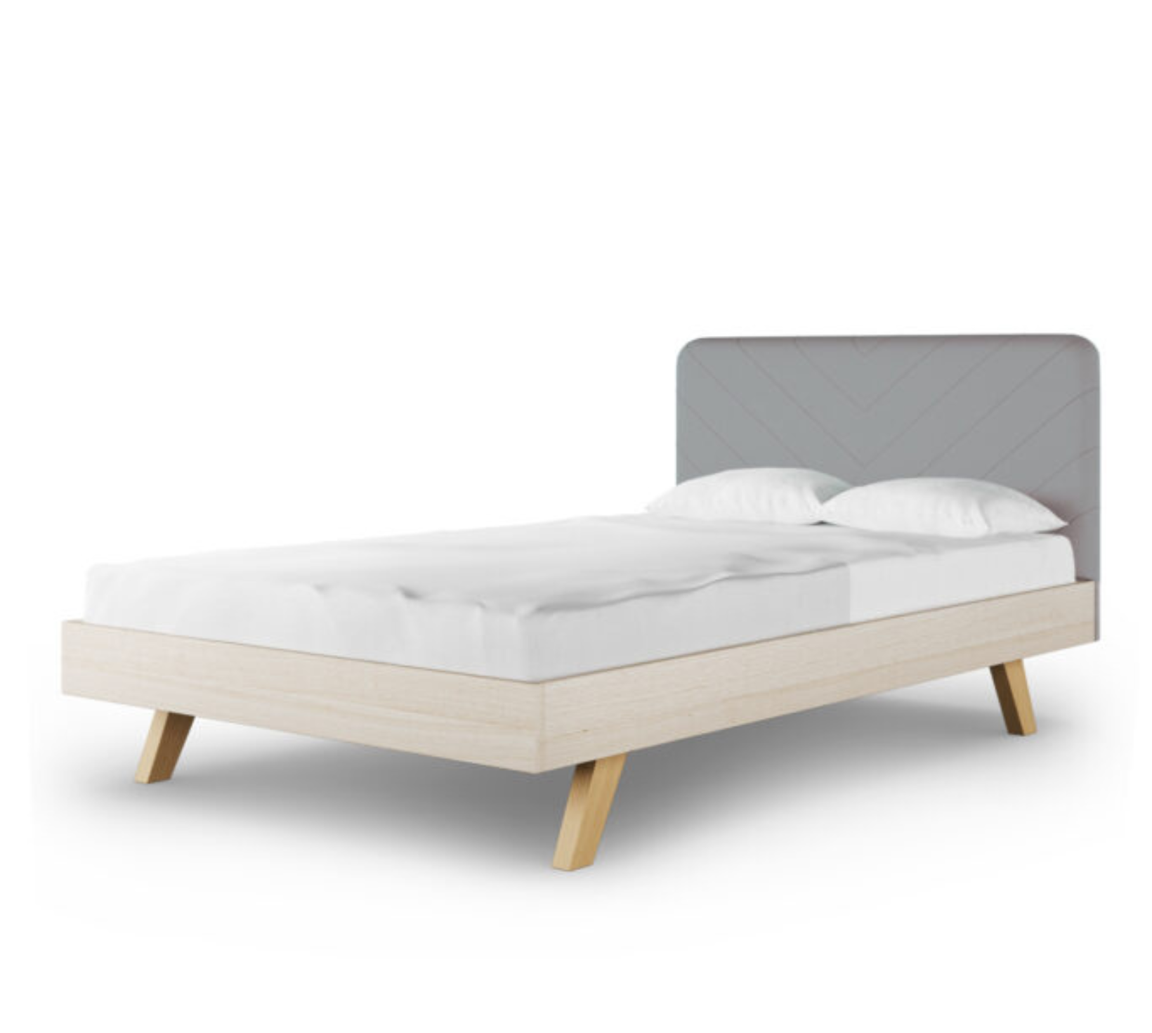 Rosnące Łóżko Dziecięce Stitch Jodełka Legs Basic - Skandynawski Styl