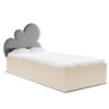 Łóżko Dziecięce Chmurka Cloud Box Basic - Gładka Rama i Pojemna Skrzynia na Pościel