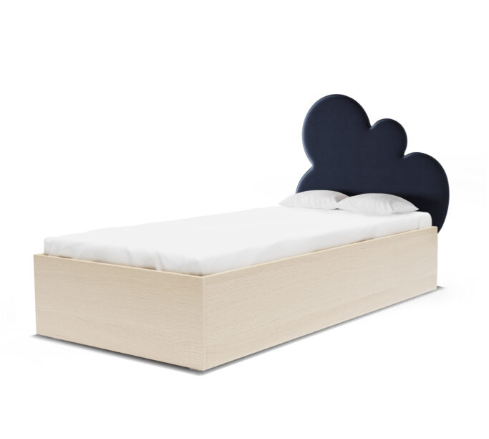 Łóżko Dziecięce Chmurka Cloud Box Basic - Gładka Rama i Pojemna Skrzynia na Pościel