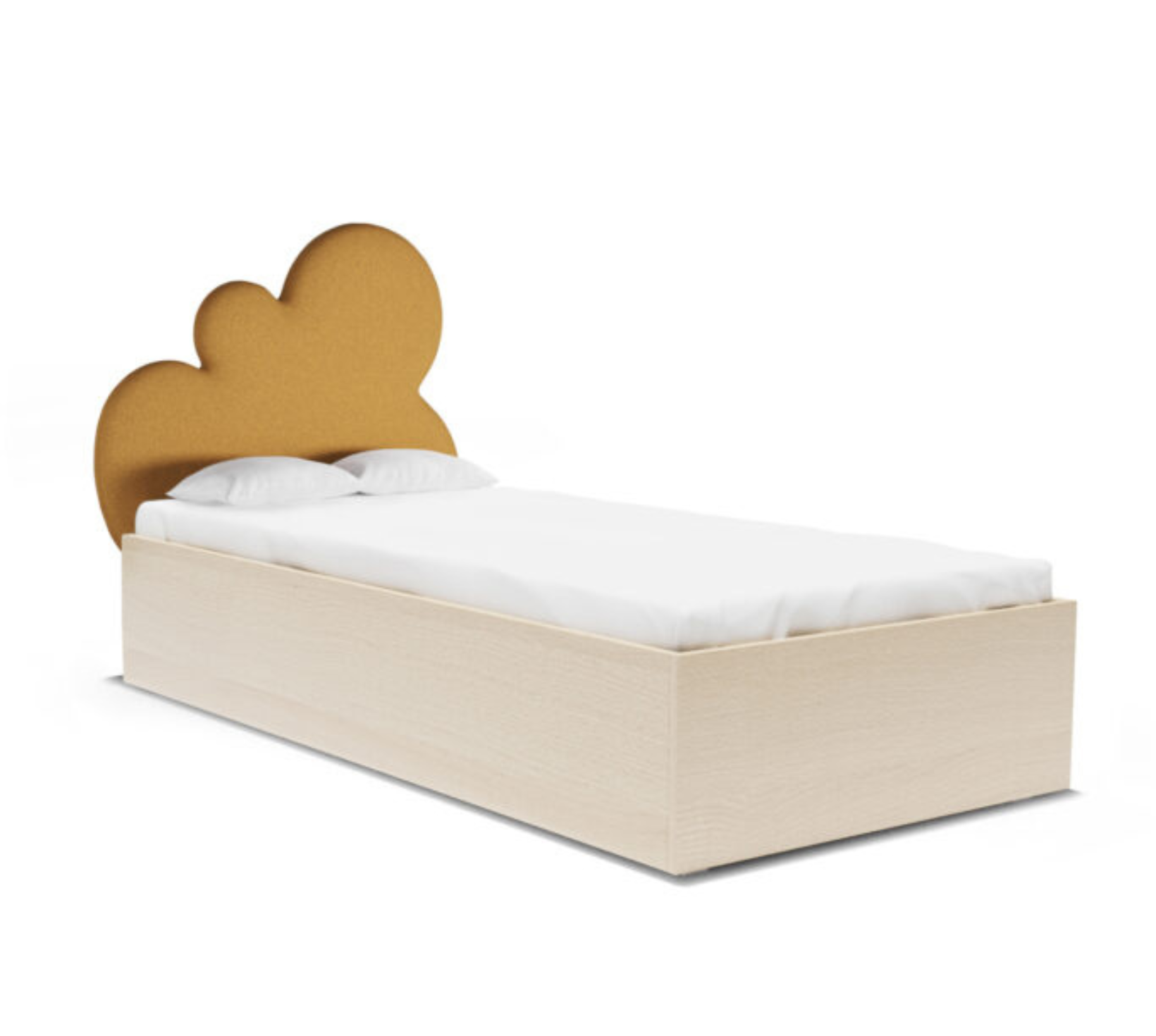 Łóżko Dziecięce Chmurka Cloud Box Basic - Gładka Rama i Pojemna Skrzynia na Pościel