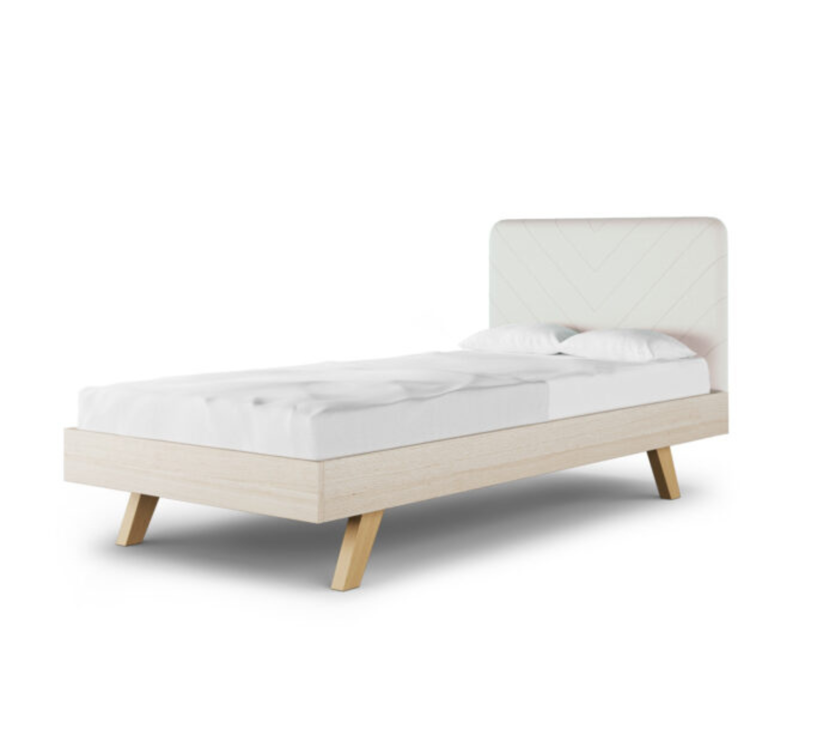Rosnące Łóżko Dziecięce Stitch Jodełka Legs Basic - Skandynawski Styl