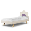 Łóżko Podłogowe Dziecięce Daisy Stokrotka Legs Basic - Kwiatowy Design Rośnie Razem z Dzieckiem