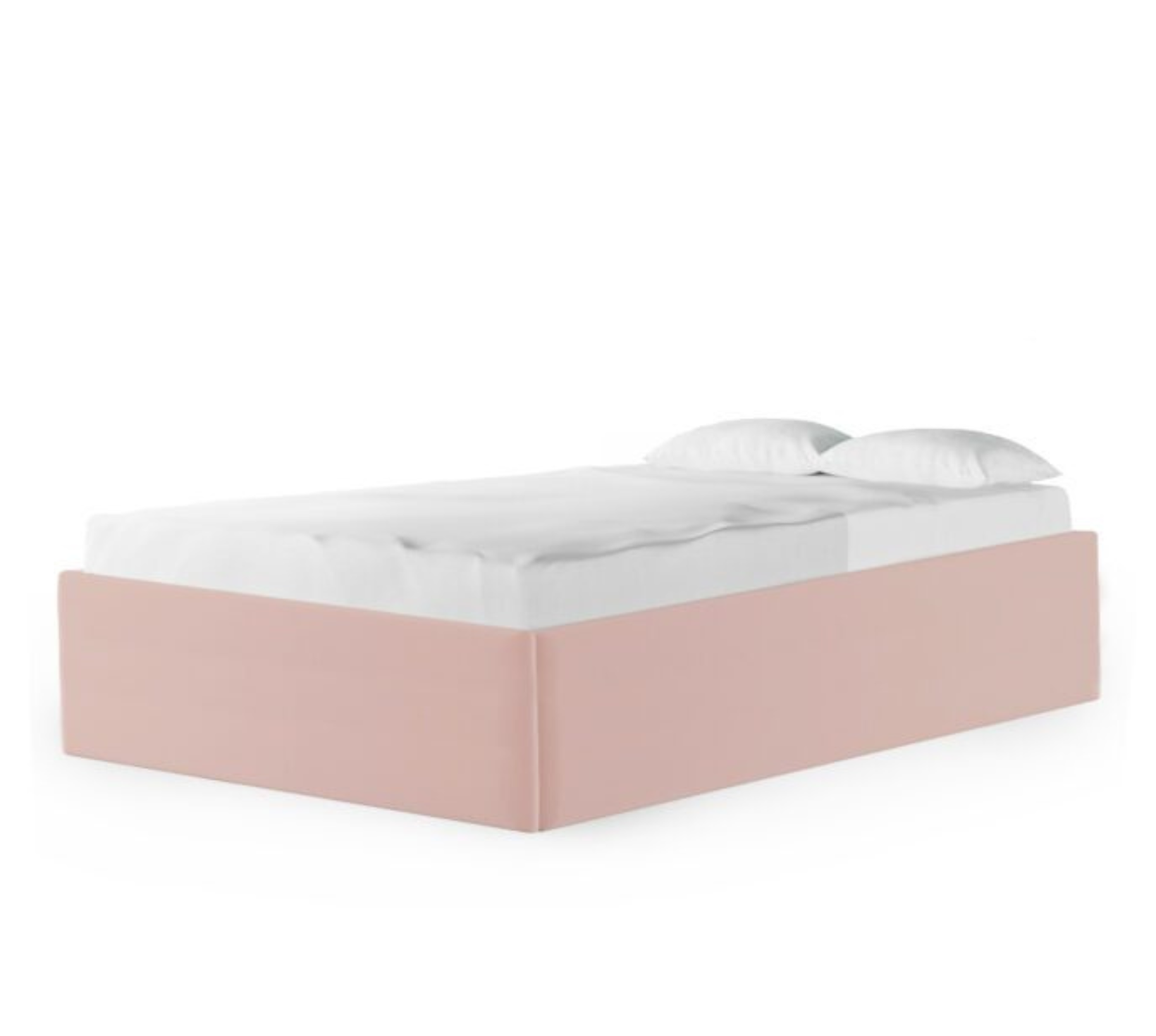 Łóżko Dziecięce Sofa Box Texti - Minimalistyczne Tapicerowane Łóżko Z Pojemnikiem Bez Zagłówka