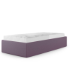 Łóżko Dziecięce Sofa Box Texti - Minimalistyczne Tapicerowane Łóżko Z Pojemnikiem Bez Zagłówka