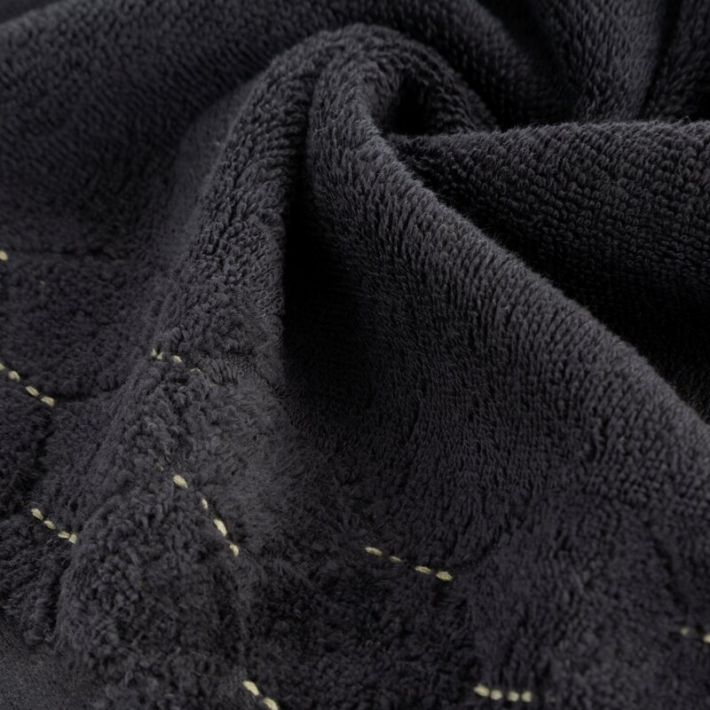 Ręcznik LUMIA (09) czarny 50 X 90 CM – miękki i chłonny