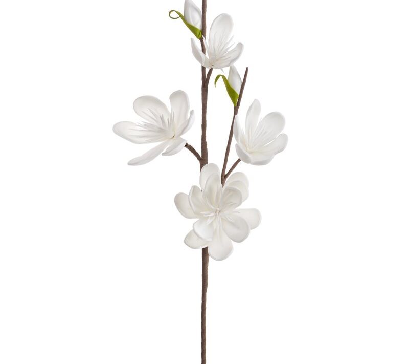 Kwiat sztuczny Flore biały O 11 X 69 cm – wiecznie świeży wygląd