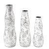 Wazon ceramiczny Rita biały O 9 X 25 CM – na susze i kwiaty