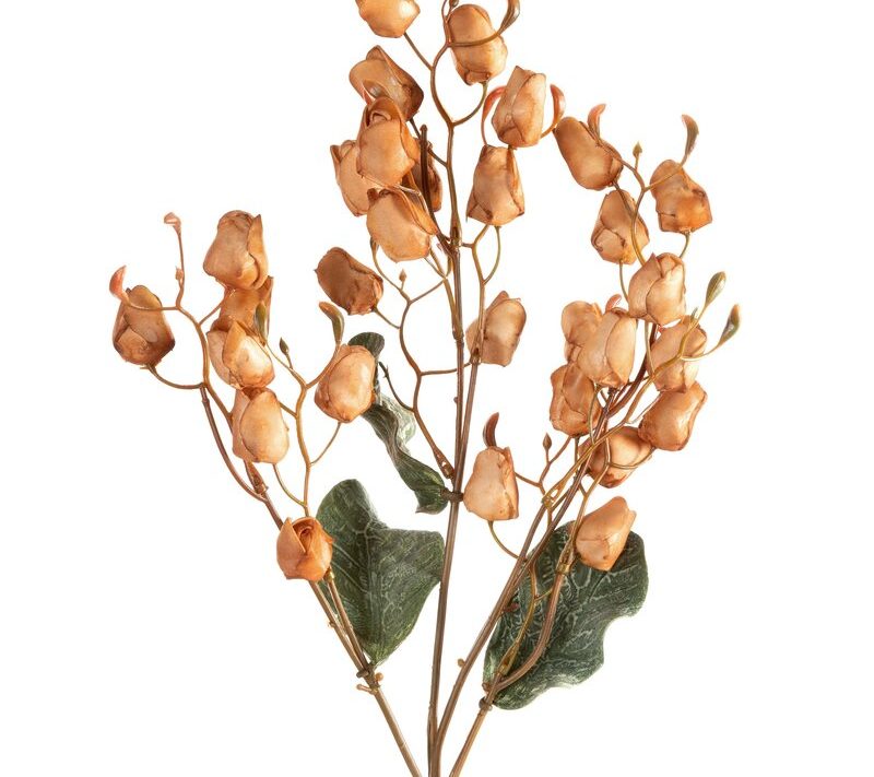 Kwiat dekoracyjny Flore 867 jasnobrązowy O 2 X 75 cm – wniesie naturalny urok