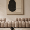 Nowoczesna pikowana sofa modułowa tapicerowana Arand SL+P+S+SP
