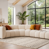 Nowoczesna sofa narożna modułowa tapicerowana Arand RL+R+P