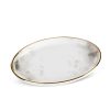 Patera ceramiczna Lumia biała 27 X 19 X 3 CM – pod ulubione dekoracje