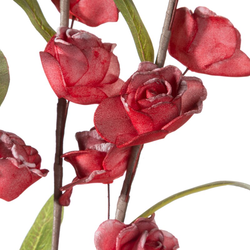 Kwiat sztuczny Flore 863 czerwony O 4 x 90 cm – do wysokiego wazonu
