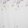 Zasłona gotowa Flora biała w róże 140X250 – łatwa w pielęgnacji