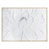 Obraz ręcznie malowany magnolie kremowy 100 X 70 CM – subtelny urok natury