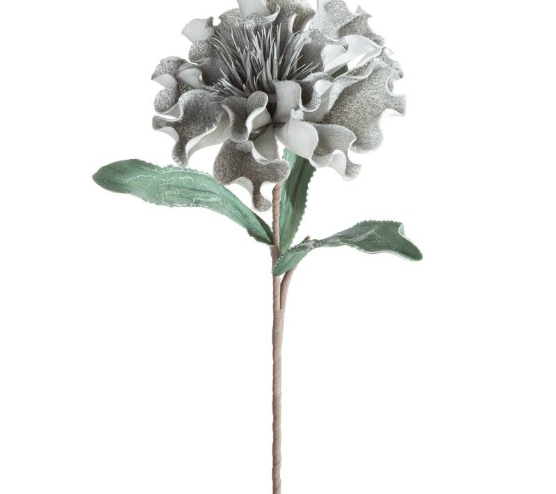 Kwiat dekoracyjny Flore 873 popielaty O 30 X 75 CM – do wazonu i kompozycji