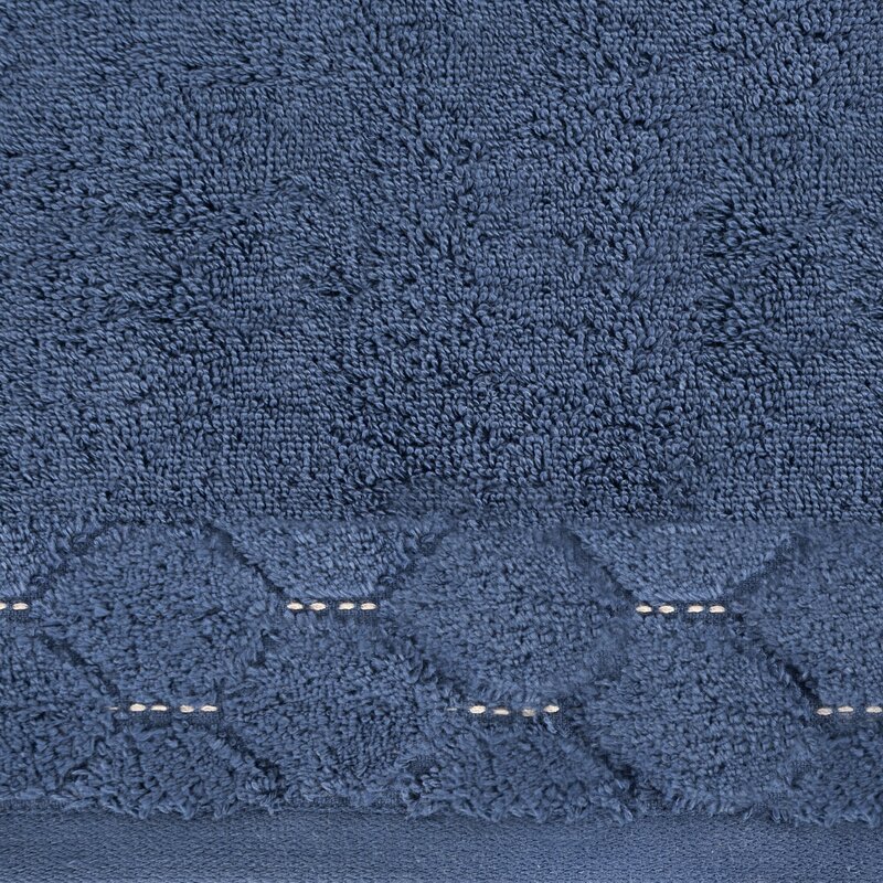 Ręcznik welurowy Lumia granatowy 30 X 50 CM – miękki i chłonny