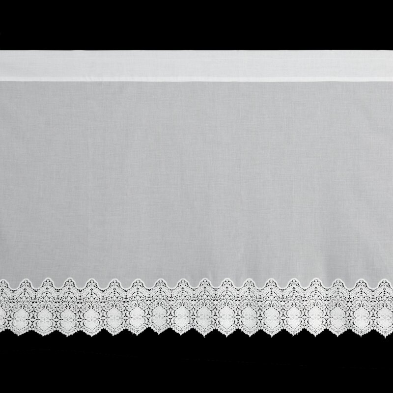 Zazdrostka gotowa Sola biała 150 X 70 cm – pięknie rozprasza światło