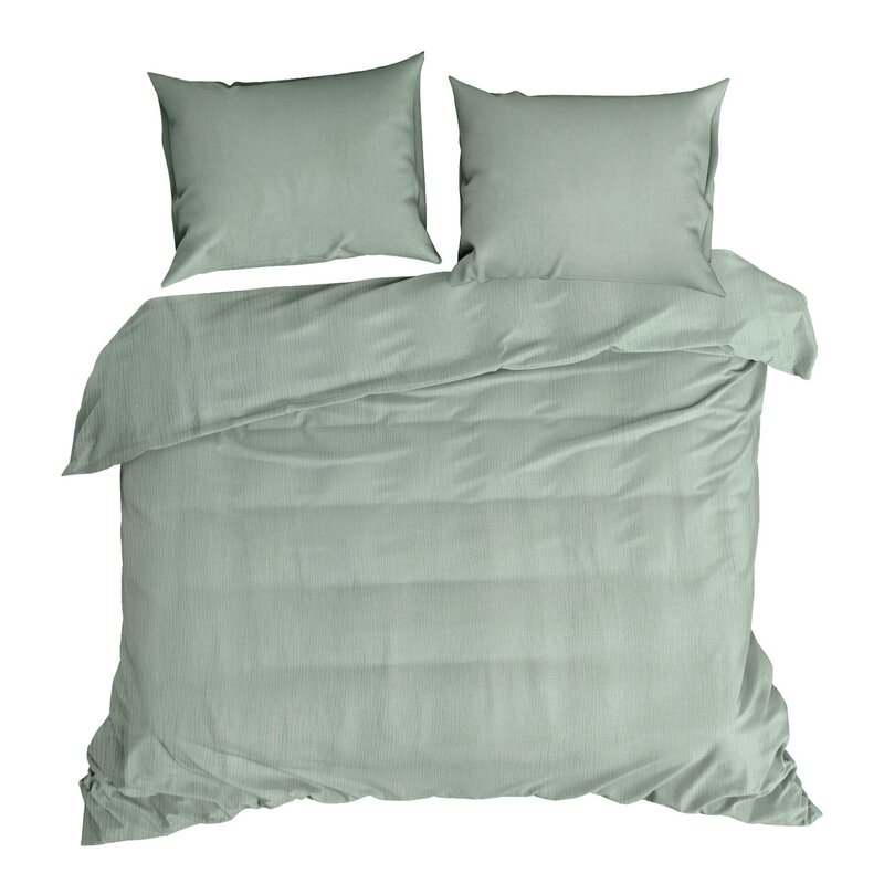 KOMPLET POŚCIELI MUSLIN 160 X 200 CM SZAŁWIOWY