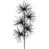 Kwiat z organzy czarny O 20 X 80 CM – do nowoczesnych wnętrz