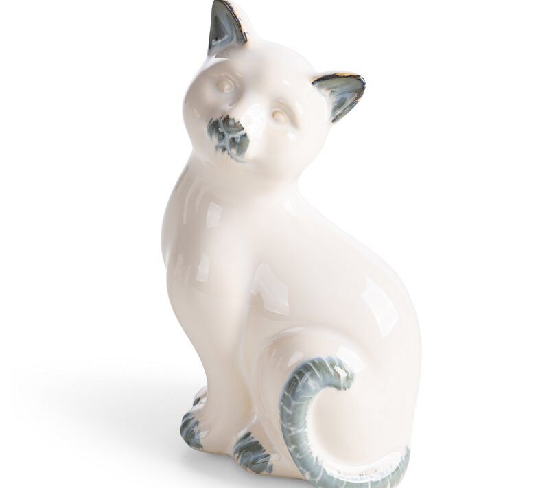 Figurka ceramiczna Avani (06) kremowa 11 X 9 X 19 CM – do salonu i sypialni