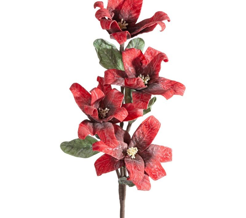 Kwiat dekoracyjny Flore czerwony O 20 X 70 CM – wnosi naturę do wnętrz
