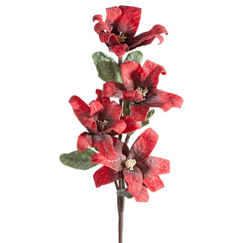 Kwiat dekoracyjny Flore czerwony O 20 X 70 CM – wnosi naturę do wnętrz