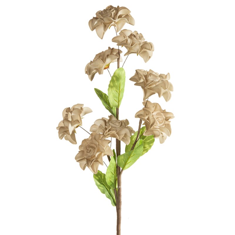 Kwiat dekoracyjny Flore ciemnobeżowy O 20 X 65 CM – dla naturalnej atmosfery