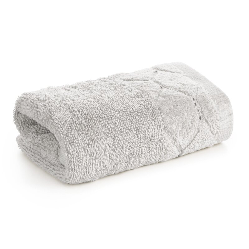 Ręcznik welurowy LUMIA srebrny 30 X 50 cm – miękki i chłonny