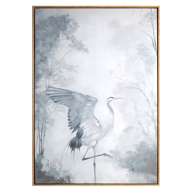 Obraz ręcznie malowany kremowy 60 X 90 cm – tworzy kojącą atmosferę