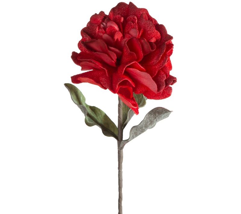 Kwiat dekoracyjny Flore czerwony O 25 X 75 cm – ożywi każde wnętrze