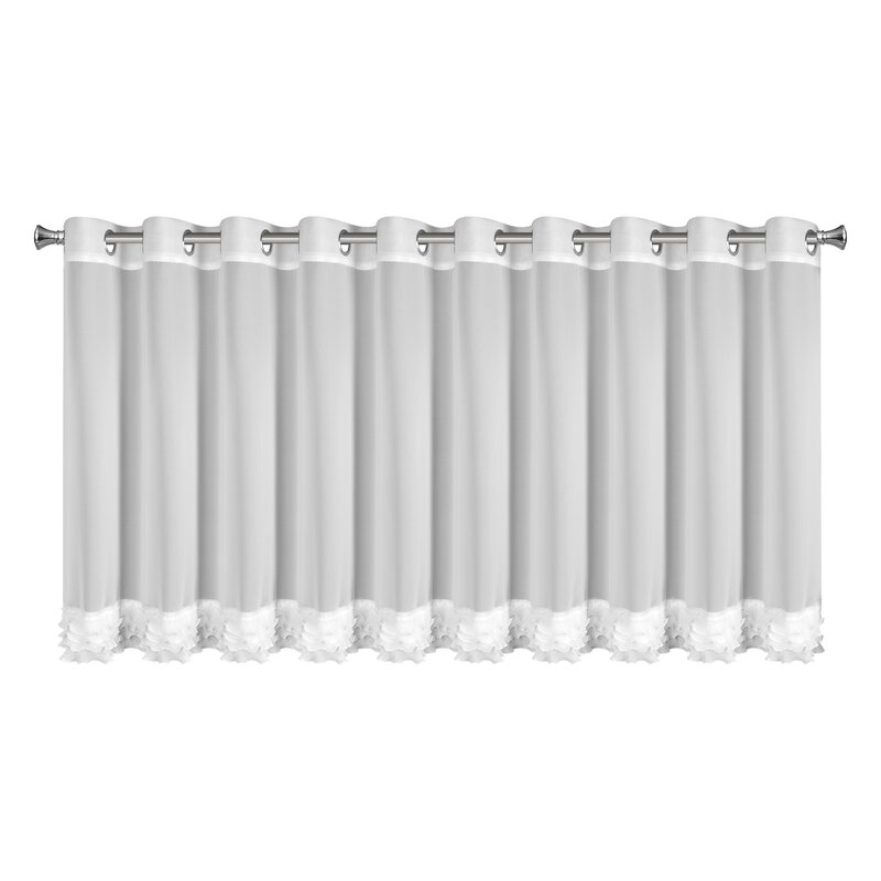 Firana gotowa Luisa biała 400 X 80 cm – rozświetla wnętrze