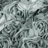 Zasłona gotowa Roses 13 na taśmie miętowa 140 X 270 cm – łatwa w montażu