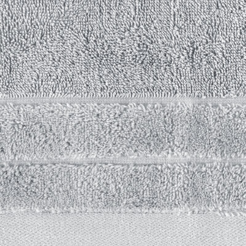Ręcznik Damla srebrny 70 X 140 CM – miękki i chłonny