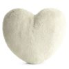 Poszewka na poduszkę Heart srebrna 45 X 45 CM – puszysta i miękka w dotyku