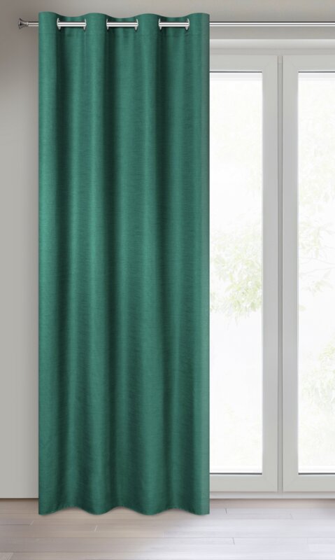 Zasłona gotowa Style zielona 140 X 250 CM – ożywia i harmonizuje wnętrze