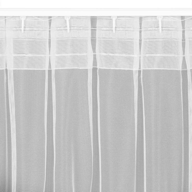 Firana gotowa Tonia biała 290 X 170 cm – rozświetla wnętrze