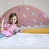 Łóżko Dziecięce Confetti Double Bed - Podwójne Łóżko Tapicerowane Z Wysuwaną Szufladą
