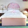 Łóżko Dziecięce Confetti Double Bed - Podwójne Łóżko Tapicerowane Z Wysuwaną Szufladą