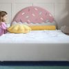 Łóżko Dziecięce Confetti Box Texti - Tapicerowane Łóżko Z Pojemnikiem I Motywem Lodowego Deseru